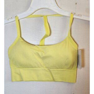 New Auden Women's Lime Green Lightly Line Bralette Racer back Size XS